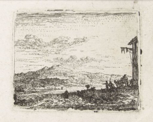 Italianate Landscape with Wagon at an Inn