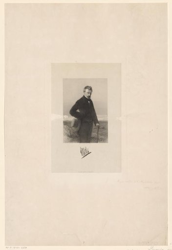 Portrait of Willem Jacobs Hofdijk