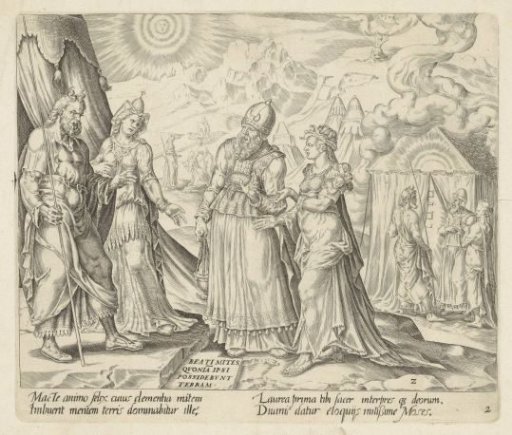 Moses' authority challenged by Miriam and Aaron