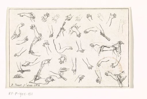 Study with Various Positions of Arms and Hands