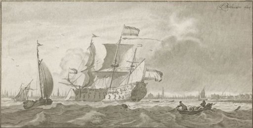 Warship on the IJ
