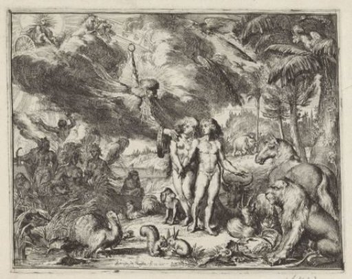 Adam and Eve in Paradise