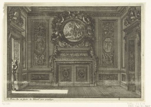 Room with a Fireplace with Shutters