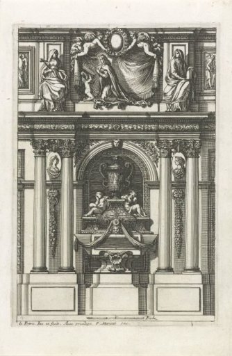 Tomb Monument Crowned with an Urn