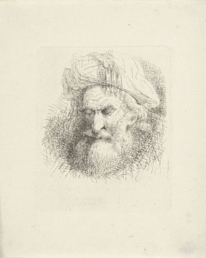Old man with a beard