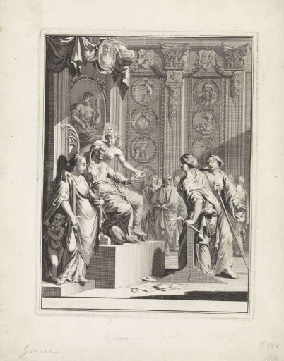 Allegory on the legal procedure
