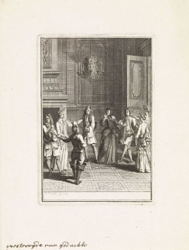 Elegant Company in a Room
