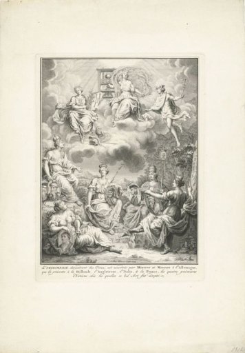 Title Page of Prosper Marchand, Histoire de l'origine de l'imprimerie, 1740