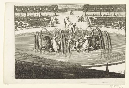 Fountain with Neptune on His Chariot