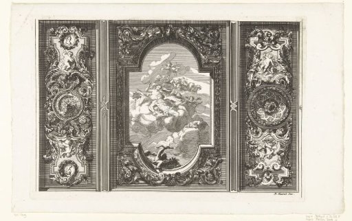 Ceiling with Three Vertical Panels