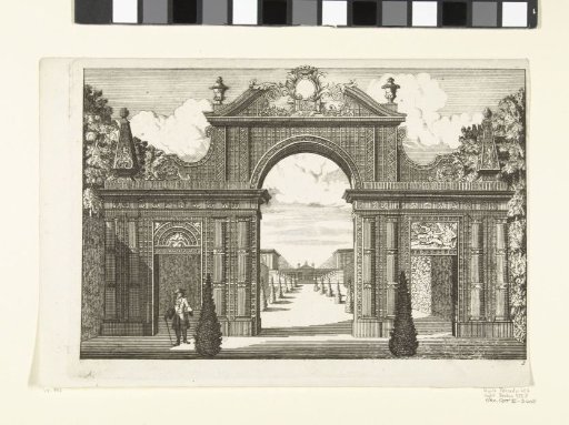 Triumphal Arch in Latte Work with Three Passages