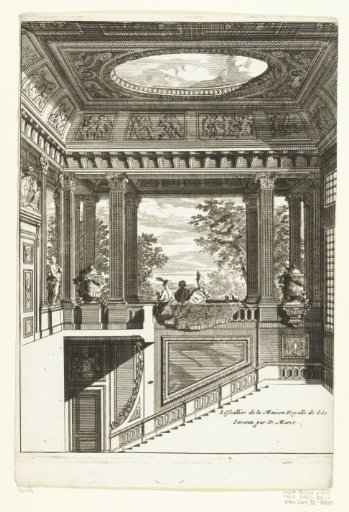 Trompe-l'oeil Decoration for the Staircase of Palace Het Loo