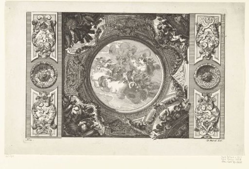 Square Ceiling with Hercules and Minerva