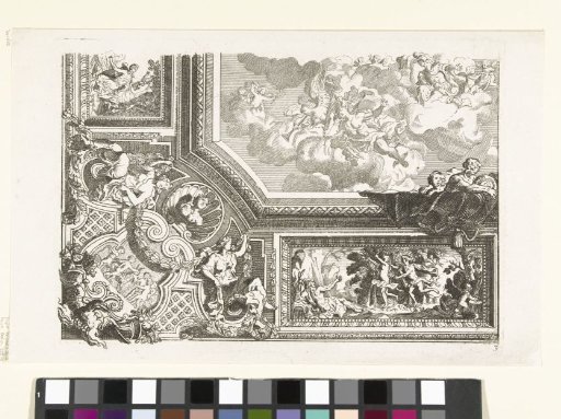Quarter of a Ceiling with Decorations