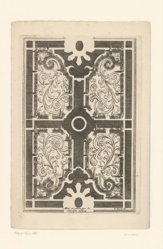 Garden Plan with Four Compartments