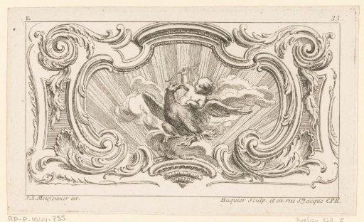 Putto on an eagle