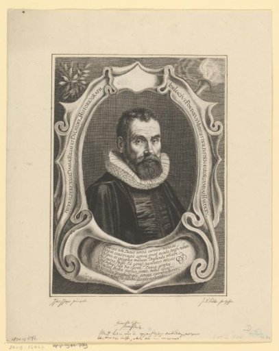 Portrait of Johannes Isacius Pontanus at the age of 59