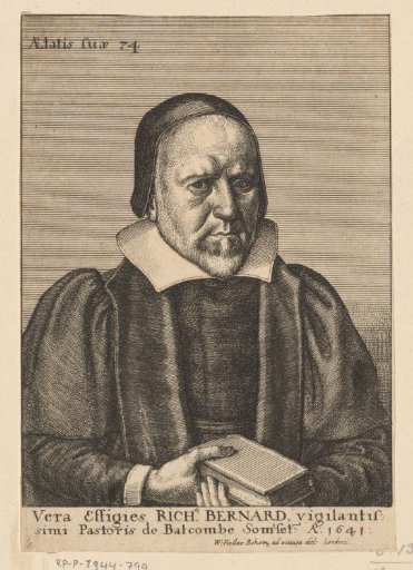 Portrait of Richard Bernard at the age of 74