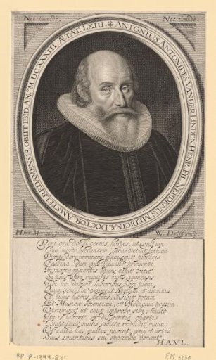 Portrait of Antonius Antonides van der Linden