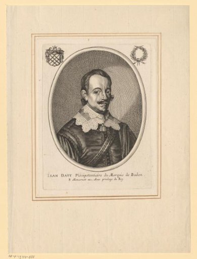 Portrait of Johann Jacob Datt von Tiefenau