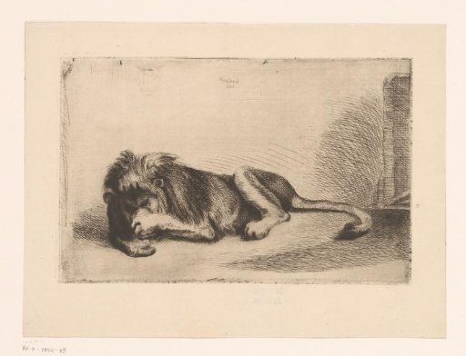 Sleeping lion