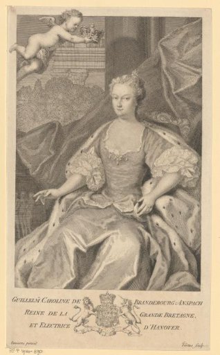 Portrait of Caroline of Ansbach, Queen of England