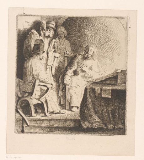 Christ and four old men