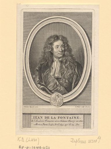 Portrait of Jean de La Fontaine