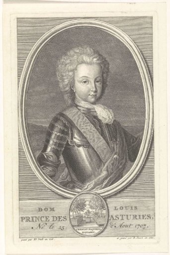 Portrait of Louis I, Prince of Asturias