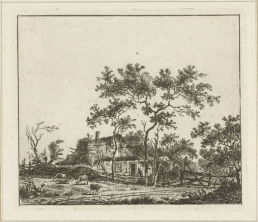 Landscape with a farmhouse