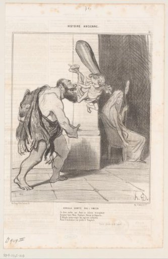 Caricature of Hercules and Omphale