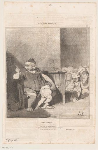 Caricature of Dionysius II of Syracuse
