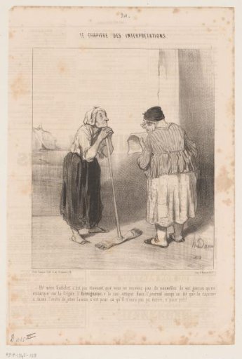 Woman reading a newspaper to another woman