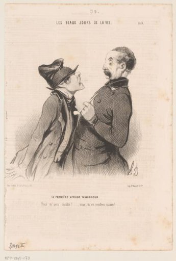 Exchange of words between a man and a boy