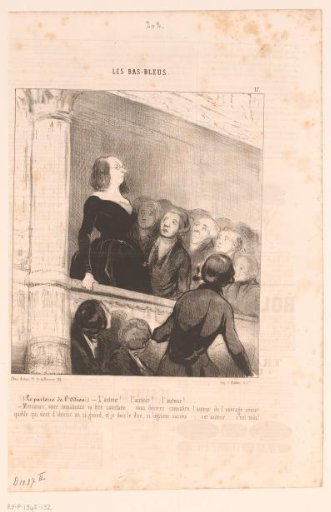 Female writer introducing herself to the theatre audience