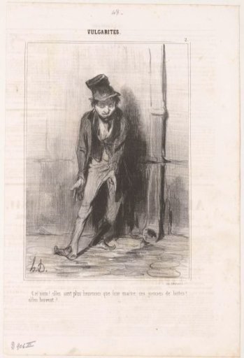 Drunkard with worn-out boots by the rainpipe