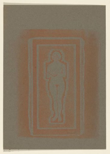Nude with Book or Stone Tablet in Hand
