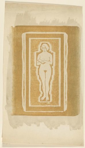 Nude with Book or Stone Tablet in Hand