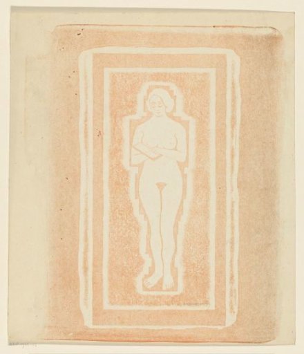 Nude with Book or Stone Tablet in Hand