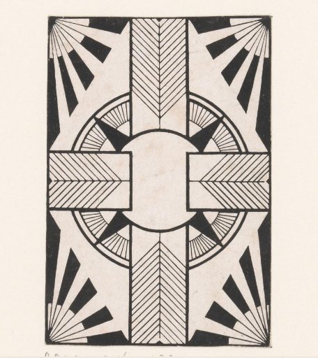 Ornament with circle and cross