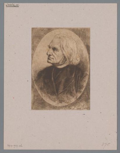 Portrait of Franz Liszt