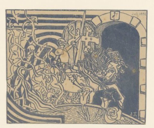 Catalogue Cover with Knight on Horseback