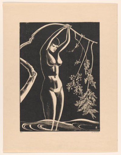 Naked Woman with a Branch