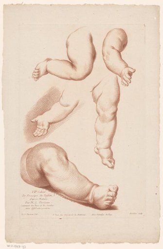 Composition with three legs and two arms