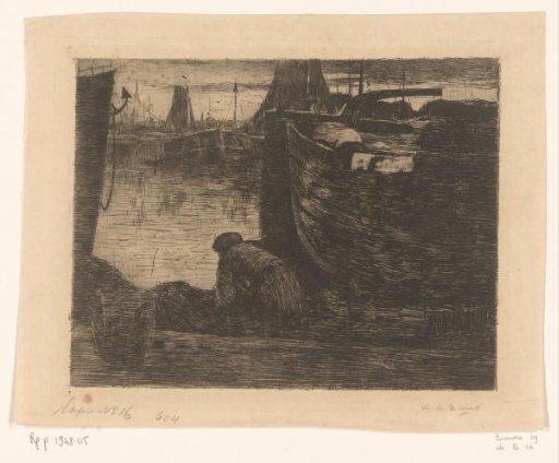 Man on a Harbour Quay