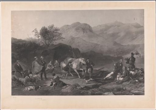 King William III and the Prince of Wales in the Scottish Highlands