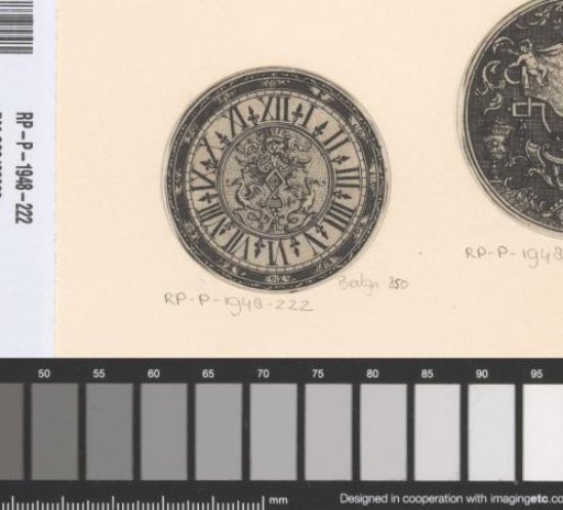 Dial with griffins