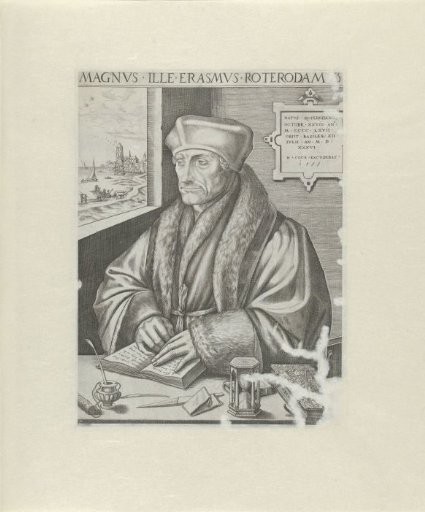 Portrait of Desiderius Erasmus