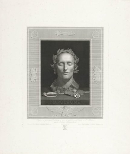 Death mask of Napoleon I Bonaparte