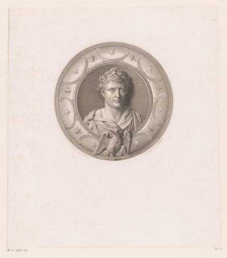 Shield with a Bust of Napoléon I Bonaparte